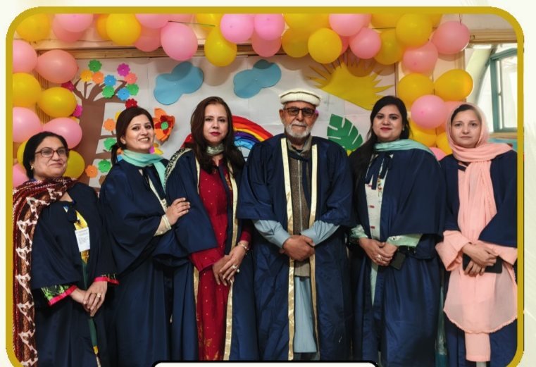 Iqra faculty members at a school celebration