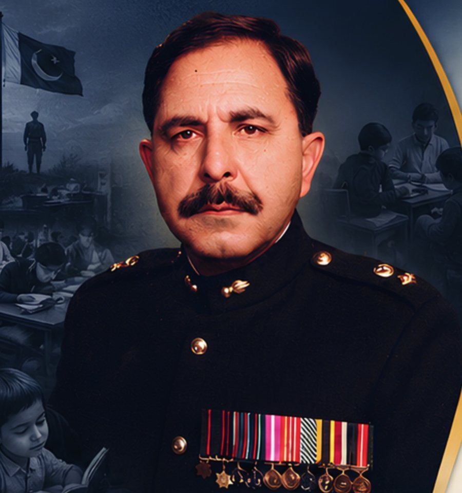Lt. Col. (Retd.) Munawwar Khan in uniform